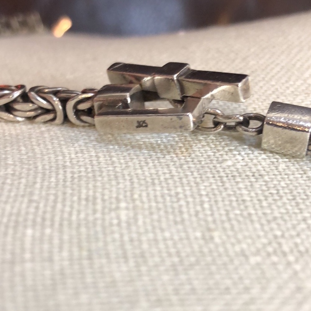 LOIS HILL Sterling Silver Byzantine Toggle Necklace and Bracelet Set - Picture 15 of 17
